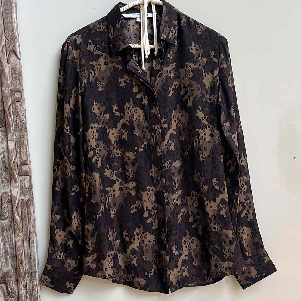Carine Roitfeld Designer silk Blouse